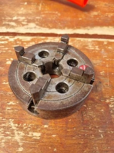 pratt burnerd 4 jaw independent lathe chuck 3” Dia - Picture 1 of 11