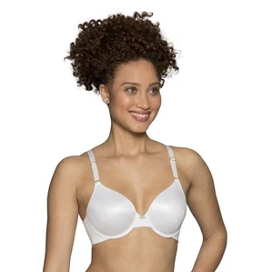 NEU Damen Vanity Fair 38DD weiß Beauty Rücken vollflächiger Bügel BH 75345 - Bild 1 von 10