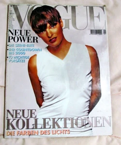 Vogue German January 1999 Linda Evangelista Excellent Condition Z4 - Picture 1 of 2
