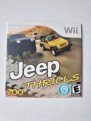 Jeep Thrills - Nintendo Wii 2006 Paper sleeve Video Game - No Manual - Image 1 of 4
