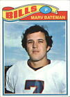 1977 Topps Football Card #142 Marv Bateman - EX-MT