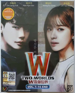 Korean Drama DVD W - Two Worlds 2016 GOOD ENG SUB All Region FREE SHIPPING - Picture 1 of 4