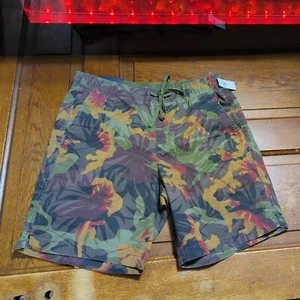 Nuovi pantaloncini Gap Easy da uomo medium 8" inserto mimetico strappo cordino nuovo con etichette - Foto 1 di 4