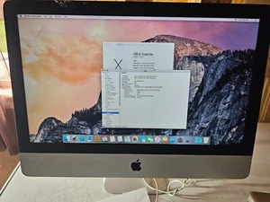 Apple iMac14,3 21.5" A1418 2.7 GHz i5 8GB RAM 240gb SSD Mac OS X Yosemite - Picture 1 of 5
