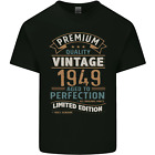 T-shirt homme en coton vintage premium 75e anniversaire 1949