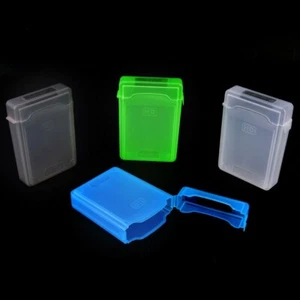 3.5'' IDE Hard Drive Disk HDD Plastic SATA Case Enclosure Cover Storage Box - Afbeelding 1 van 16
