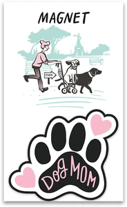 Imán Dog Mom - Imagen 1 de 1