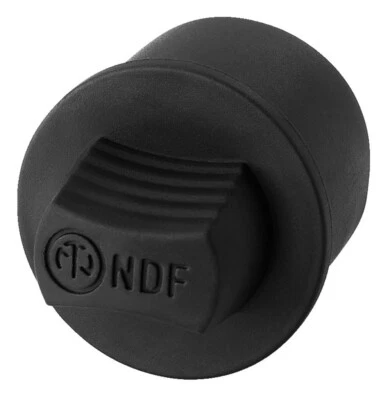 MONACOR Neutrik NDF-1 - Dummy-Plug, tapa antipolvo de goma adecuada para enchufes XLR