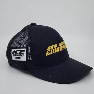 BMX School of Champions Snapback Mesh Trucker Hat Cap Adjustable Black - Picture 1 of 8