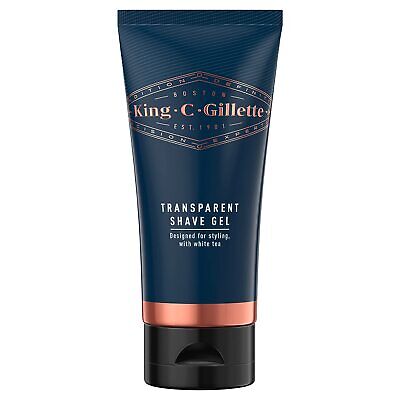 Gillette | King C. Gillette Men’s Transparent Shave Gel | Non Foam 150 G  1 Pcs • 34.84€