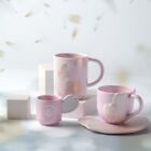 Starbucks Thailand 2022 Cherry Blossom Sakura Petal Handle Saucer Bloom Mug +DHL