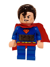 LEGO Superman DC Comics Digital Minifigure Alarm Clock Super Heroes Works Great