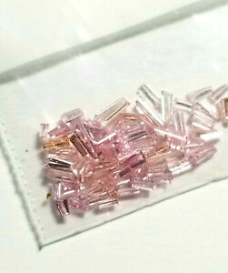 Natural Argyle Fancy to Intense Pink 1.30ct baguette Mix cut Diamonds Parcel