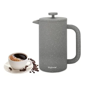 8-Cup Double Wall Insulated Stainless Steel French Coffee Press 32-Ounce Dura... - Picture 1 of 5