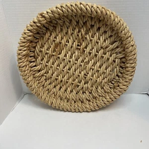 Wicker Trivet Serving Basket 15" - Picture 1 of 10