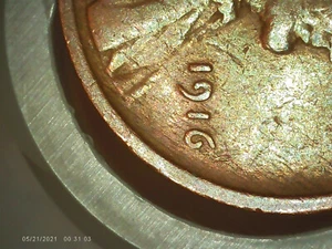 1916-P Lincoln Wheat Penny, Strong DDO Doubled Die Obverse, L on rim, Rare 1c - Picture 1 of 8