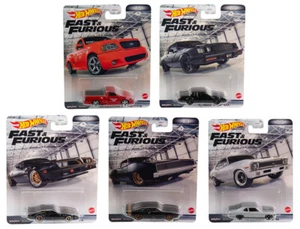 Juego de 5 modelos de coches Fast & Furious entretenimiento premium 1:64 Hot Wheels DMC55 - Imagen 1 de 1