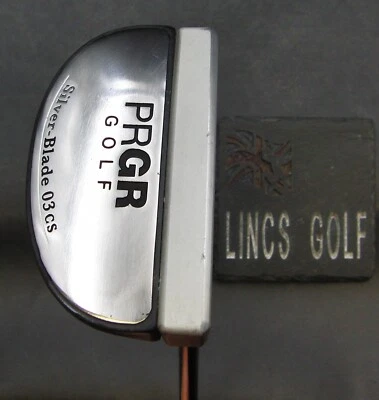 PRGR Silver Blade 03CS Putter 86.5cm Playing Length Steel Shaft SuperStroke Grip - Image 1 of 4