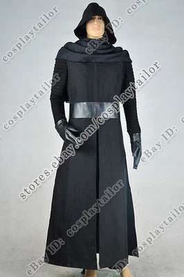 Star Wars El Despertar de la Fuerza Kylo Ren Disfraz Conjunto Uniforme Masculino Increíble Foto 1 de 4