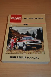 Werkstatthandbuch GMC Chevrolet GM Light Duty Truck Bus MPV 1987 Repair Manual - Picture 1 of 1