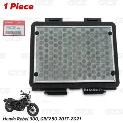 For Honda Rebel 300 500 CRF250 2017 21 Air Intake Cleaner Filter Assembly - Image 1 of 4
