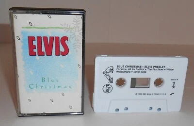 Elvis Presley BLUE CHRISTMAS Album Cassette Tape 1992 BMG Music - Image 1 of 4