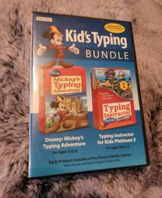 NEW! Kid's Typing Bundle: Mickey’s Adventure & Instructor Platinum - PC Windows - Image 1 of 2