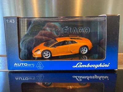 LAMBORGHINI MURCIELAGO METALLIC ORANGE 1/43 AUTOART - Photo 1/4