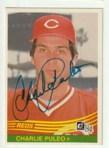 Autógrafos históricos 1984 Donruss Charlie Puleo rojos autógrafo tarjeta automática - Imagen 1 de 1