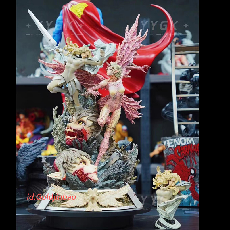 クレイモア　スタチューフィギュア CLAYMORE クレイモア/ クレア vs オフィーリア 1/6 エリート