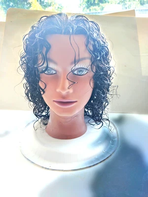 Manikin Head Ms. Michelle Female Cosmetology Hair Practice Model #14114 Marianna - Image 1 of 4