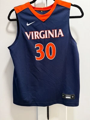 Kids Virginia Cavaliers NCAA Nike CLASSIC Blue 30 Medium Jersey - Image 1 of 4