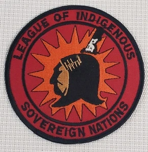 Indianer Indianer Patch League of Indigenous Sovereign Nations LISN - Bild 1 von 3