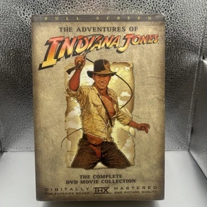 Die Abenteuer von Indiana Jones Die komplette DVD Filmsammlung 4 Disc Set - Bild 1 von 4