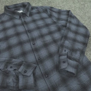 Camicia Buck Mason uomo piccola con bottoni manica lunga leggera a quadri flanella - Foto 1 di 10