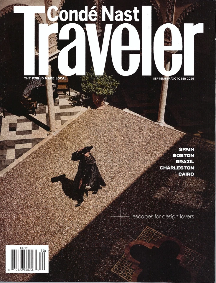 Conde Nast Traveler Magazine September October 2025 ESCAPES FOR DESIGN LOVERS - Image 1 of 1