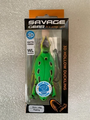 SAVAGE GEAR 3D HOLLOW DUCKLING FRUCK WEEDLESS FLOATING 10CM 40G FISHING LURE - Image 1 of 3