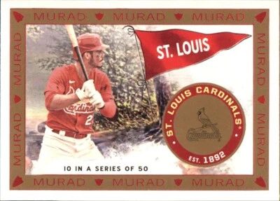 2021 Topps Allen and Ginter T51 Murad Reimagined #MR10 Nolan Arenado CARDINALS - Image 1 of 2