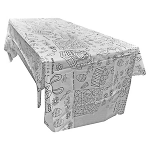 Giant Easter Puzzle Paper Tablecloth Kids Activity 137 x 274 cm - Picture 1 of 9