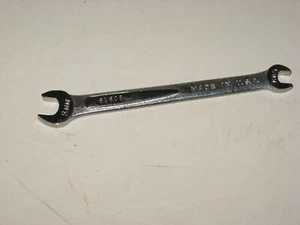NEW 6mm X 8mm OPEN END WRENCH, SATIN FINISH, USA, EASCO # 61608 - Picture 1 of 2