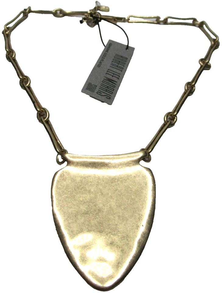 Collar modernista placa de oro Robert Lee Morris ¡NUEVO CON ETIQUETAS! Foto 1 de 4