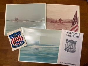 USN Fleet Ballistic Missile USS Boone SSBN 626 Photos, History Bklet & Sticker - Picture 1 of 11