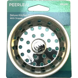 PRL043 PEERLESS, Deluxe Kitchen Sink Strainer With Stopper, 039166116515 - Picture 1 of 2