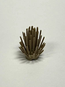 Lego x1 Dark Tan Prickly Bush 2x2x4 RARE - Picture 1 of 1