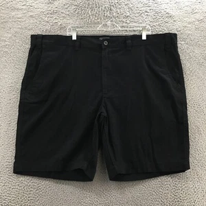 St Johns Bay Comfort Stretch Chino Shorts Mens 50 Big (actual 49x9.5) Black NEW - Picture 1 of 18