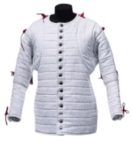 Medieval Gambeson Armor Quilted Jacket LARP SCA HEMA Reenactment Handmade Men - Picture 1 of 5