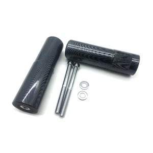 Fit For 2006 2007 2008 Kawasaki Ninja ZX14 Frame Sliders Crash Protector Carbon - Bild 1 von 4