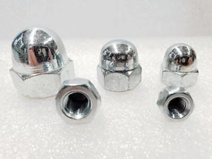 Hutmutter stahl verzinkt DIN 1587 ✅✅ Mutter M3 M4 M5 M6 M8 M10 M12 M14 M20 M24 - Bild 1 von 8