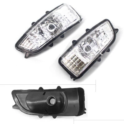 Luces de señal de giro indicadoras de espejo de puerta blancas para Volvo S40 S60 S80 2007-2011 Foto 1 de 4