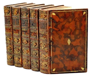OEUVRES MELEES de Mr DE SAINT-EVREMOND. 5 volumes 1706, Gravures - Picture 1 of 5